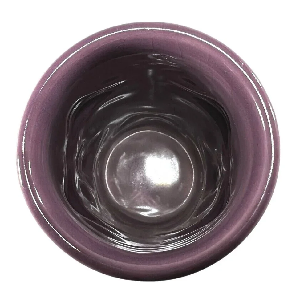 Purple Ceramic Tiki Mug Tribal Face Design Accoutrements Double side - Picture 7 of 8